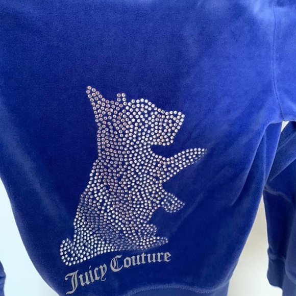 Blue Juicy Couture velour jacket - Picture 2 of 3
